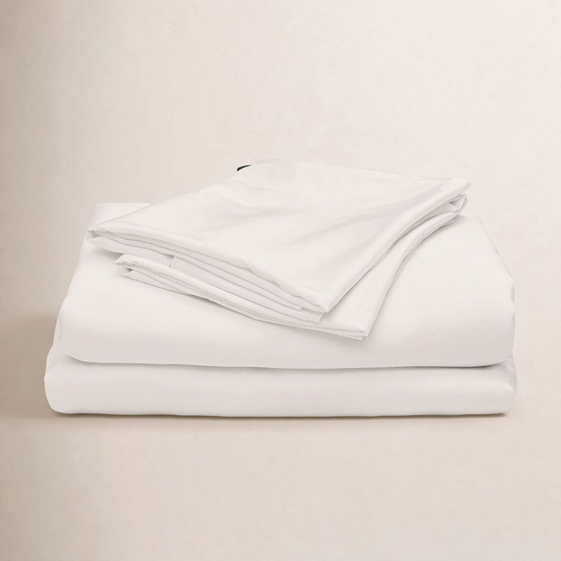 Signature Sateen Sheet Set, Queen Sheet Set with 3 Additional Pieces, Cloud