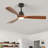 Karlena 52'' Ceiling Fan with LED Lights and Remote Control-1838717465