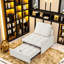 Canapé-lit multifonctionnel avec méridienne ergonomique peu encombrante pour le salon, la chambre à coucher, le dortoir ou le bureau Assemblage facile et matériaux de haute qualité-105270760