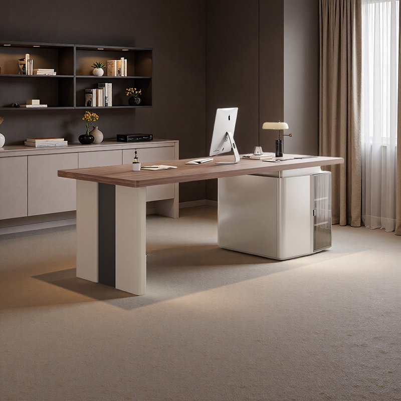 Bradham  Computer Desk, 31.49" H x 78.74" W x 29.52" D