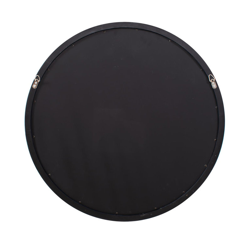 Darlene Round Mirror, White