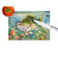 Largemouth Bass Glass Cutting Board Large