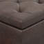 Banc de rangement avec repose-pieds clouté rectangulaire en cuir Vegan-1905133157