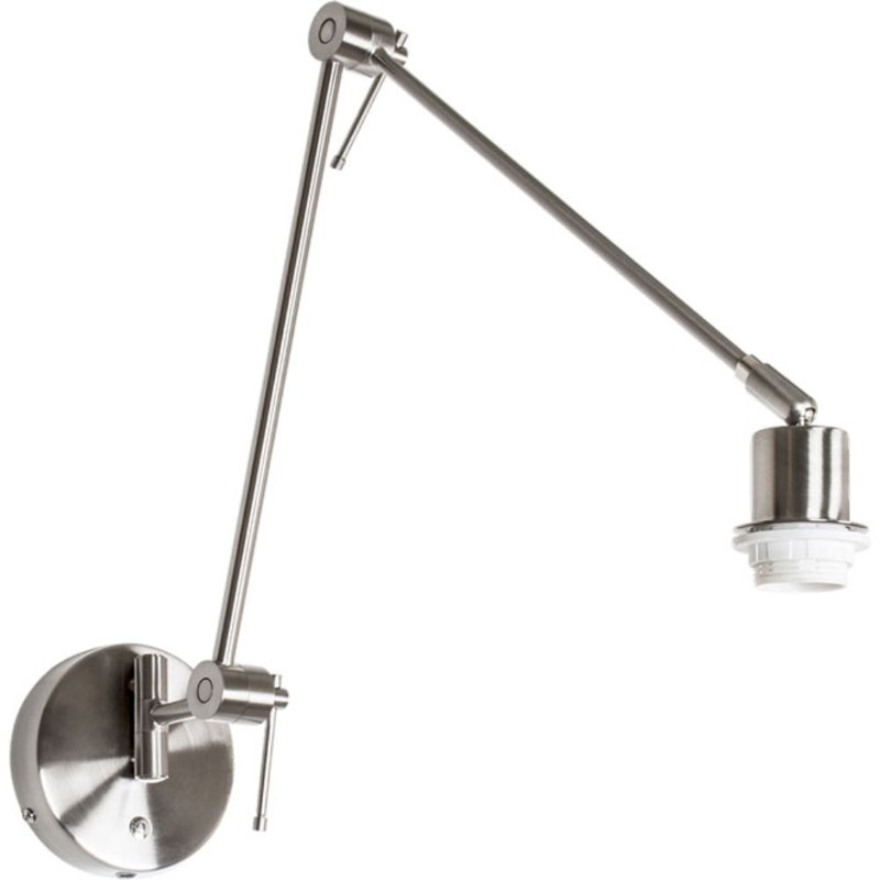 Vicksburg Swing Arm Sconce, Nickel
