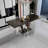 Home rectangular rock plate table and chair set-107369607