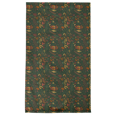 Floral Waffle Tea Towel Kitchen Towel