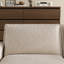 Beige Deep Seat Sectional With 4 Pillows - L-shaped, Modular For Living Room, Home Office, Solid Couch Bedroom, Apartment,