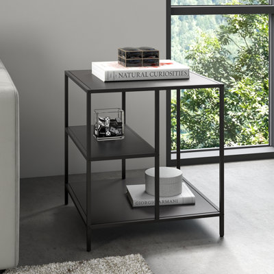 Level Stainless Steel Top End Table