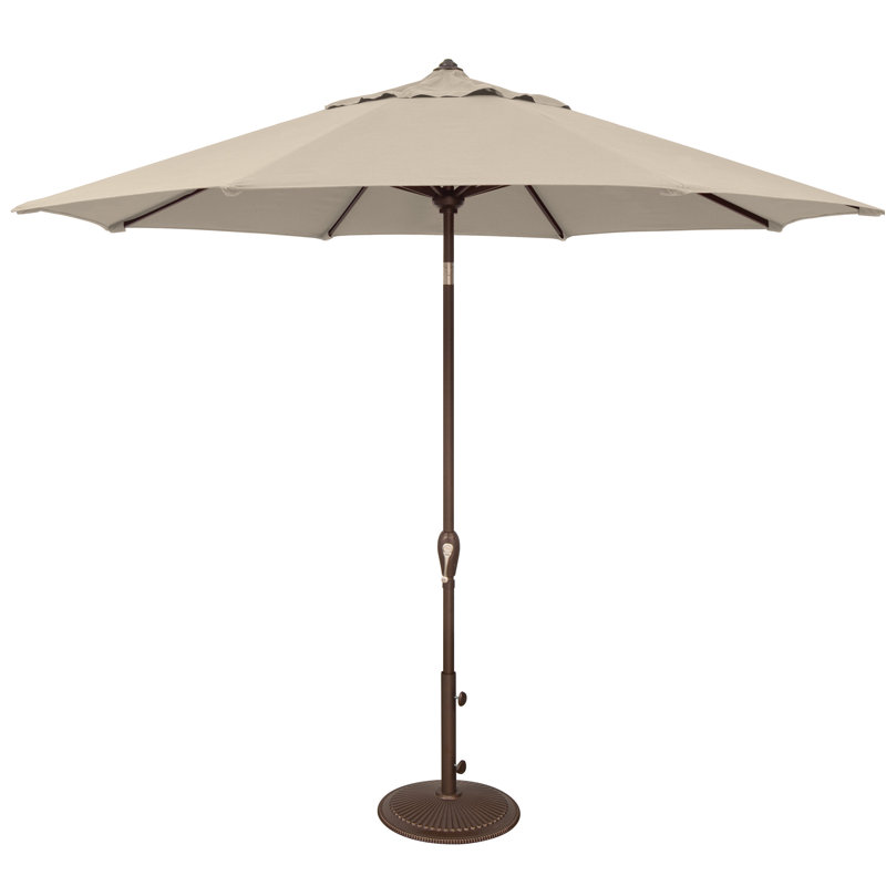 Parasol 9 pi Colete Sunbrella® Colete, Spa, Bronze