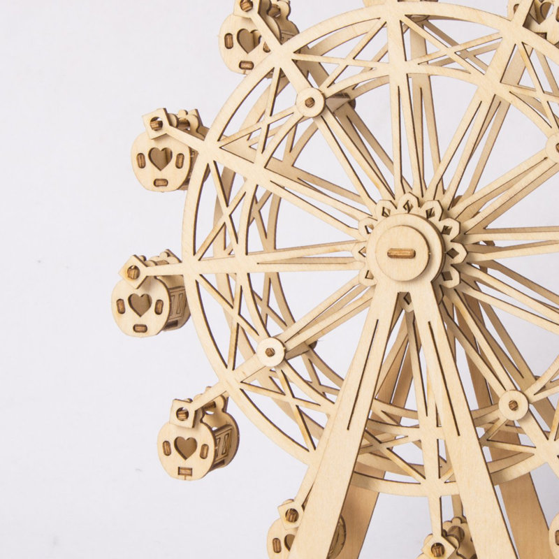 Casse-tête bricolage 3D - Grande roue - 120 pièces
