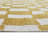 Rectangle Canales Geometric Machine Woven Recycled P.E.T. Area Rug in Yellow/White-1467291069