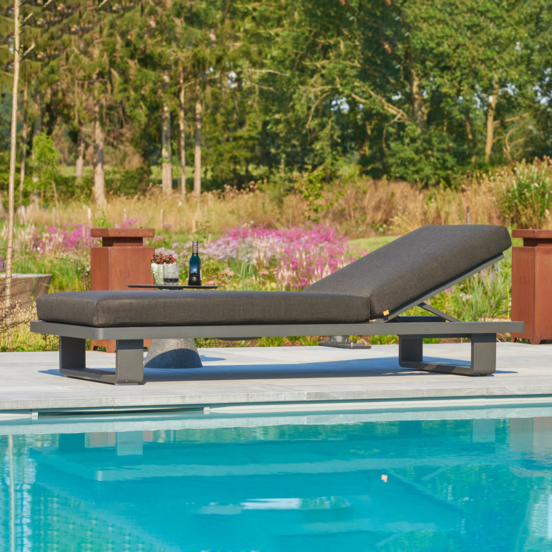 Fitz Roy Outdoor Multi-Position Lounger With Sunbrella Cushions