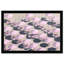 «Pink Umbrella Parade», Glam Beach Parasols Coastal White - impression encadrée-73063281-73063282