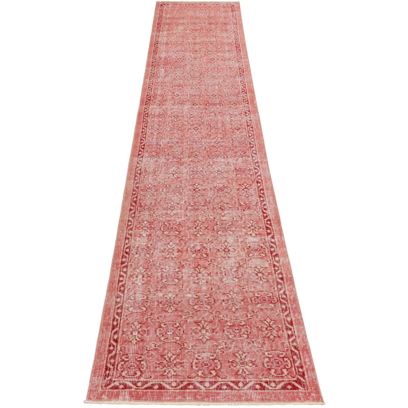One-of-a-Kind 2'4x11'5 Hand Knotted Area Rug