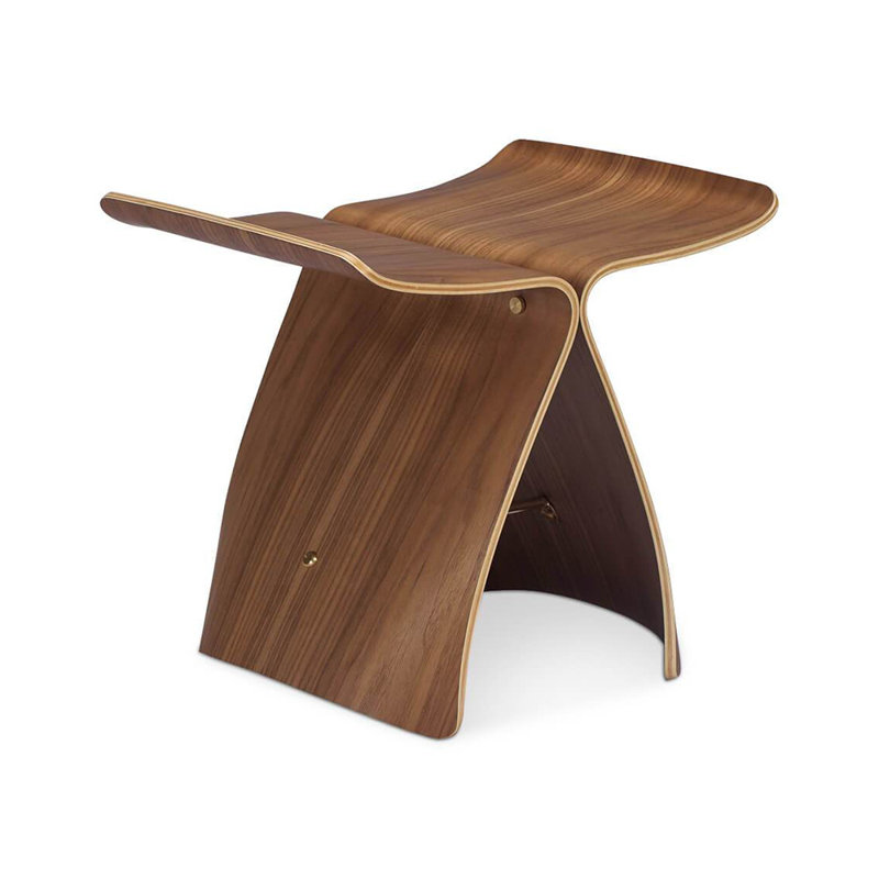 Tabouret de bar en bois massif, 1
