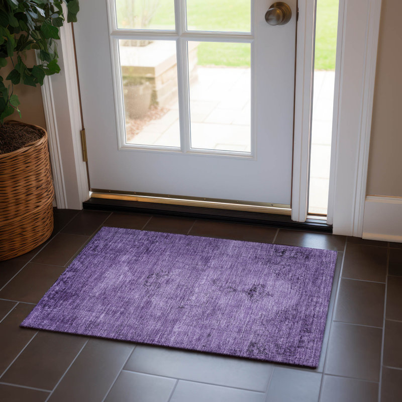 Tapis intérieur / extérieur Ayush, Rectangle 1 pi 8 po x 2 pi 6 po
