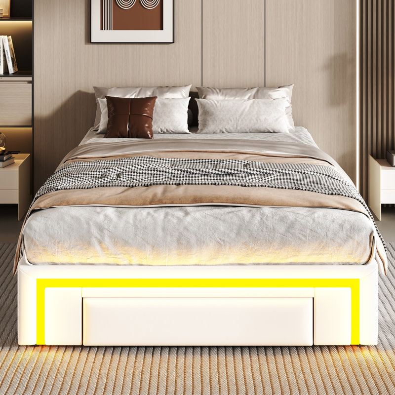 Storage Bed, White