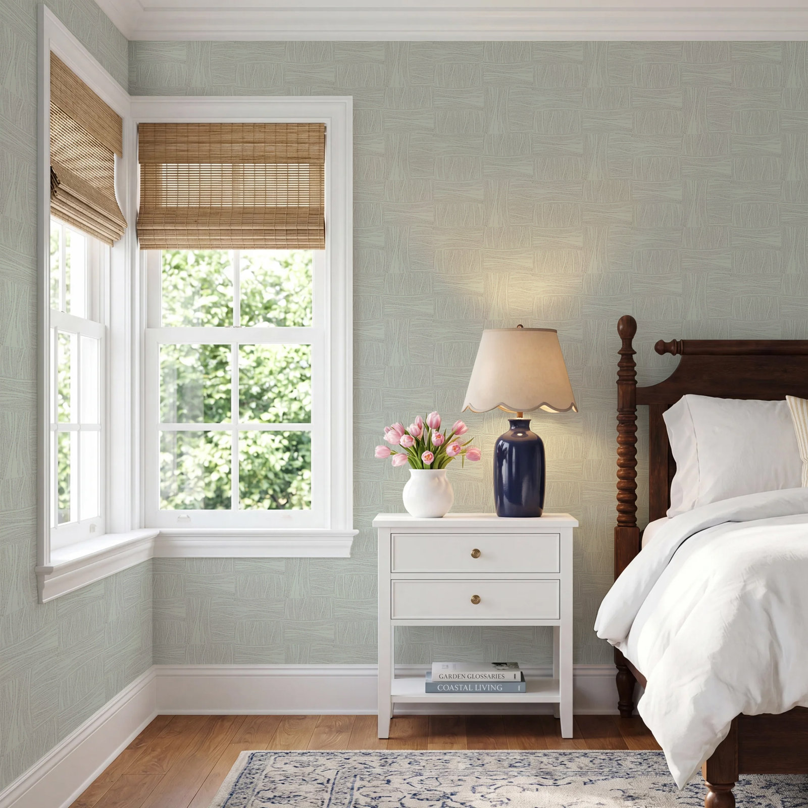 Apia Abstract Wallpaper, Sage