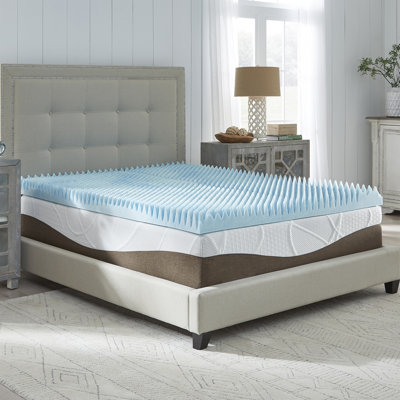 Surmatelas en mousse à mémoire de forme imprégnée de gel réversible Slumber Solutions