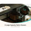 50cm Computer Desk with Drawers, Keyboard Tray, Built-in Power Outlet & Ergonomic Monitor Stand, Large Storage Shelf Home Office Workstation for Study & Working-63055505