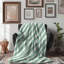 Minty Mirage - couverture en sherpa de qualité supérieure 1 pièce-499925042