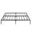Black Metal Platform King Bed, With A Construction And No Box Spring Needed Bed For King, Reinforced Structure Long-Lasting Use-390409576