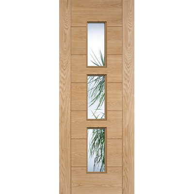 Hampshire Prefinished Glazed Oak Internal Door