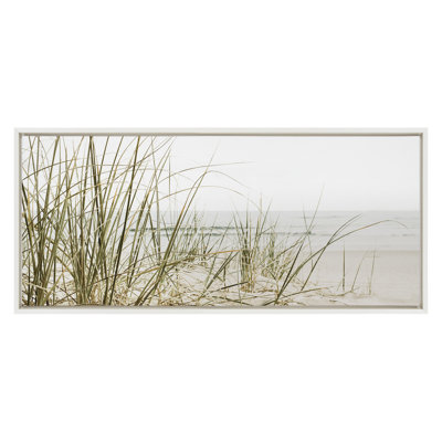 «Calming Beach Grass» par The Creative Bunch Studio, reproduction d'art sur toile encadrée