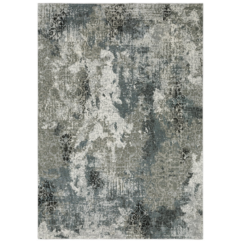 Evaeh Abstract Indoor Rug, Rectangle 7'10" x 10'10"