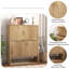 16 Pair Shoe Storage Cabinet