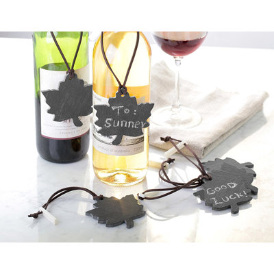 Ensemble de balises à vin ardoise
