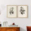 «Vintage Floral LXVII», impression giclée sur cadre - ensemble de 2-1751257866-1751257878