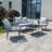 Jennetta 4 - Person Patio Conversation Set with Cushions