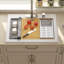 Évier de cuisine à cuve simple à cuve en quartz de 33 po x 22 po Quartz-107311091-107311089