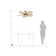 Marjane 130cm Ceiling Fan with LED Lights