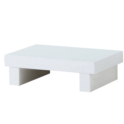 Contemporary Wooden Nightstand With Port In Glossy White For Bedroom Elegance Functional Needs