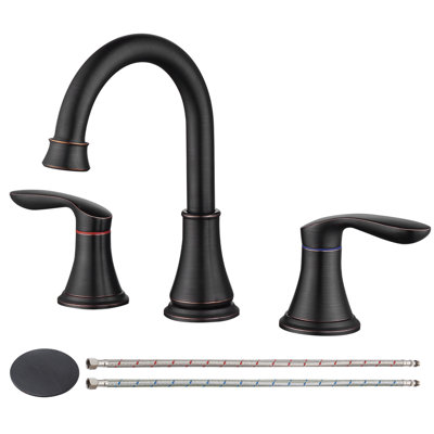 ° Robinet moderne pivotant en bronze huilé pour l'élégance de votre salle de bain
