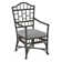 Chaise avec accoudoirs Chippendale