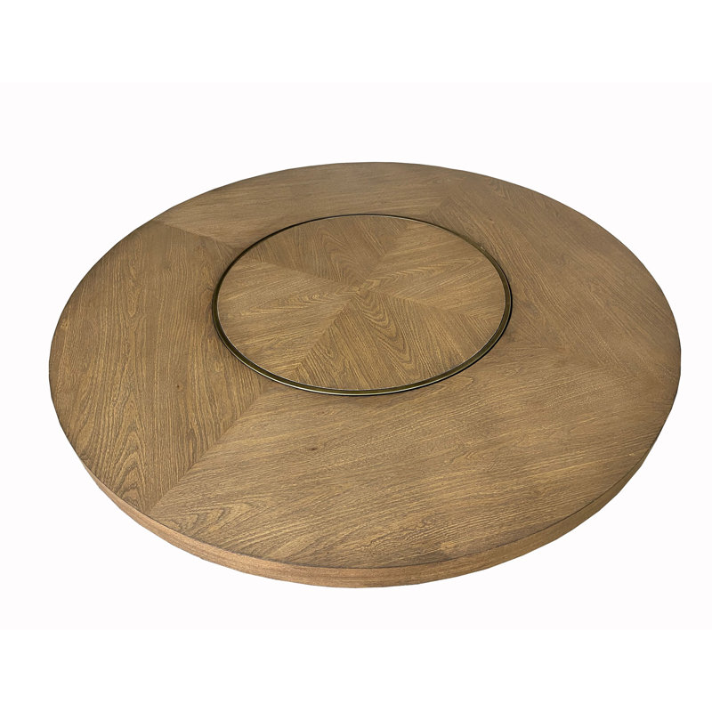 Round Dining Table With Lazy Susan