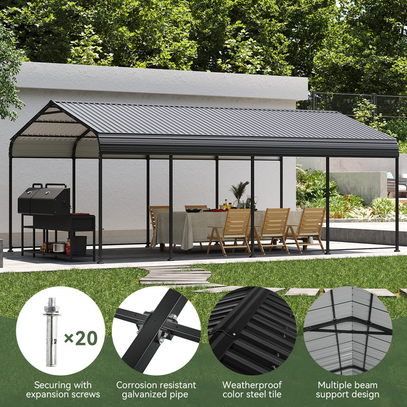 20 pi L 12 pi. D Carport