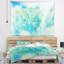 Tapisserie floral clair floral blue mountain-28488488