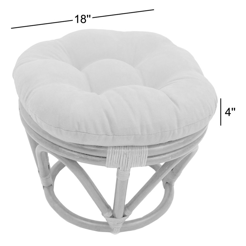 Coussin de repose-pieds d'intérieur, Vert