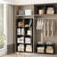 Organisateur de placard 6 cubes de rangement pour placard de rangement pour les vêtements empilables-107239847-107239848