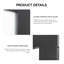 Porte d'entrée en fibre de verre avec cadre en PVC, porte extérieure vers l'intérieur avec moulure de brique à droite-131208597