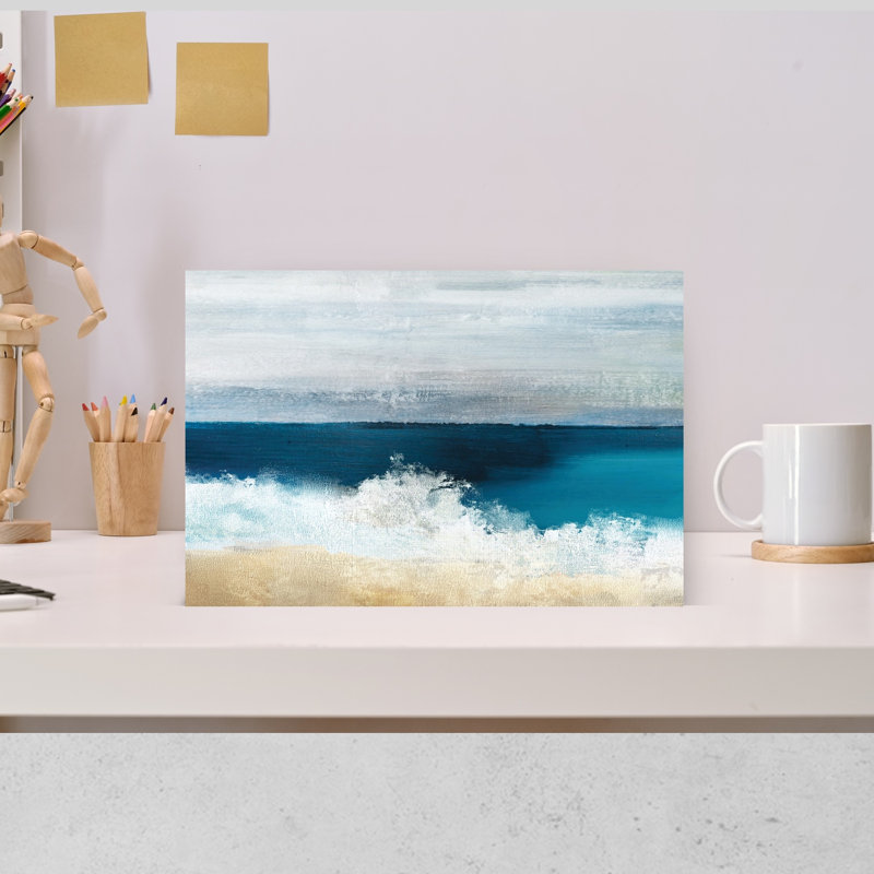 Beachfront Abstract Coastal Wall Art Print, 30.48cm H x 45.72cm W