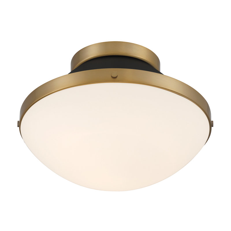Plafonnier encastré 1 lumière Boldberg, Noir mat