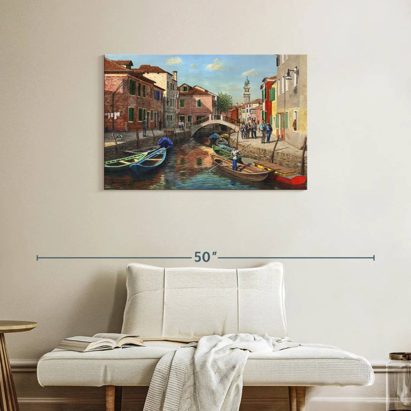 Canal Nicci Burano Venise, H 24 po x l 36 po