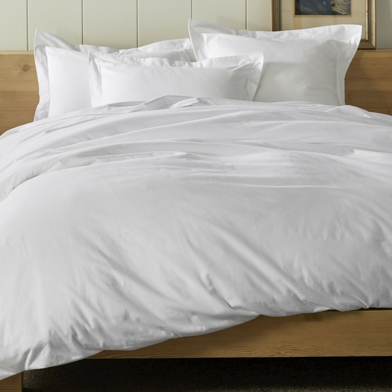 Coyuchi Cloud Soft Organic Sateen Sheet Set Twin Alpine White