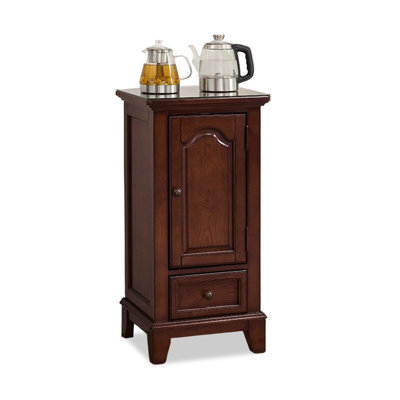 Nut-brown Solid + Manufactured Wood Sideboard