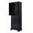 Storage Cabinet With 2 Doors And 4 Drawers, Adjustable Shelf, MDF Board With Painted Finish-1367784560